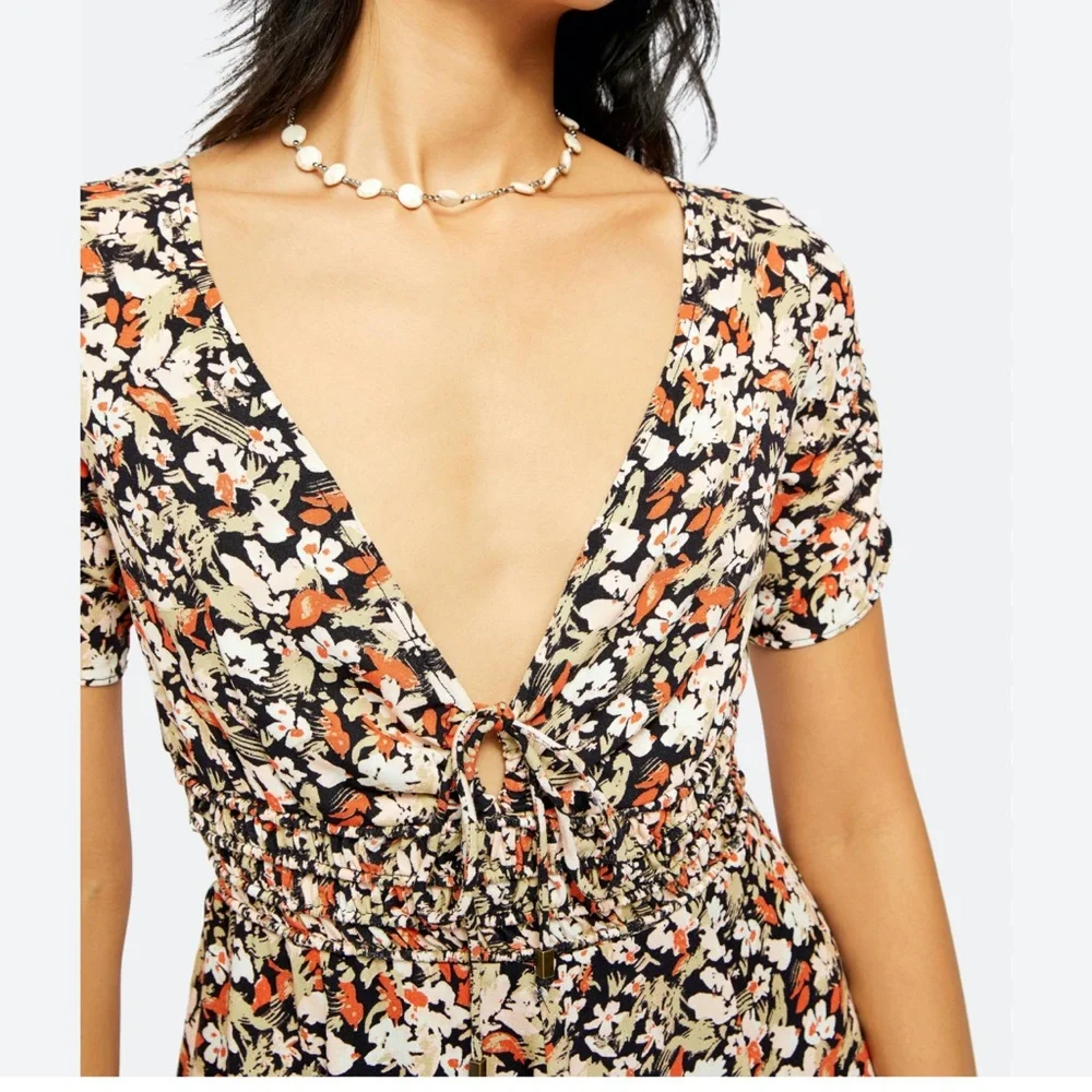 Free People Forget Me Not Mini Dress Size 6 - Picture 2 of 6